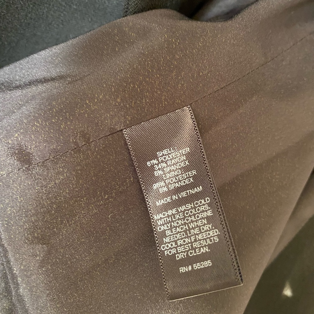 Express Black 3/4 Sleeve Blazer - Picture 3 of 4